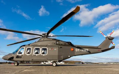 Charter helicopter Augusta Westland AW139 through Bendix Air Charter 