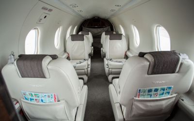 Charter aircraft Pilatus PC12 through Bendix Air Charter 
