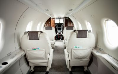 Charter aircraft Pilatus PC12 through Bendix Air Charter 