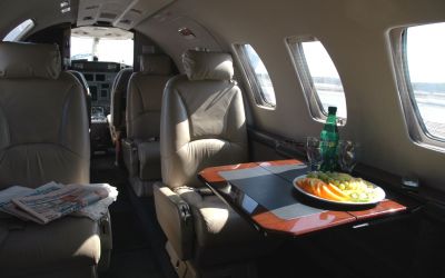 Charter aircraft Citation Encore through Bendix Air Charter