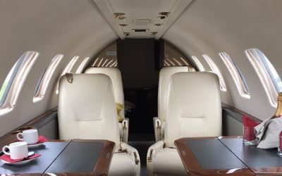 Charter aircraft Citation Ultra through Bendix Air Charter