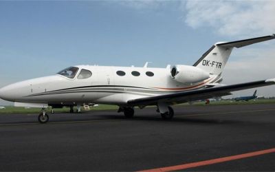 Charter aircraft Citation Mustang through Bendix Air Charter