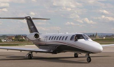 Charter aircraft Citation CJ3 through Bendix Air Charter