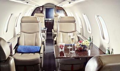 Charter aircraft Learjet 45XR through Bendix Air Charter