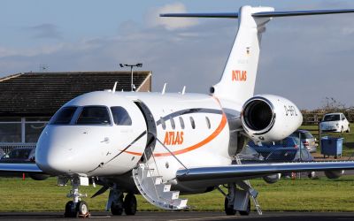 Charter aircraft Legacy 450 through Bendix Air Charter