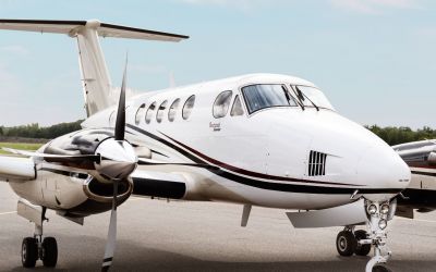Charter aircraft Beech King Air 200 through Bendix Air Charter