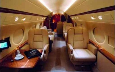 Charter aircraft Gulfstream 550 through Bendix Air Charter