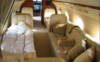 Charter aircraft Gulfstream 550 through Bendix Air Charter