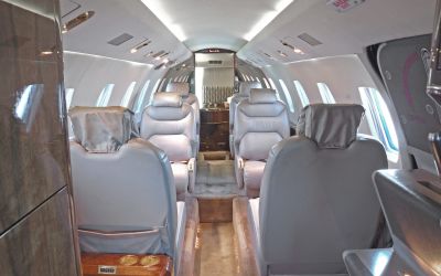 Charter aircraft Citation VII through Bendix Air Charter